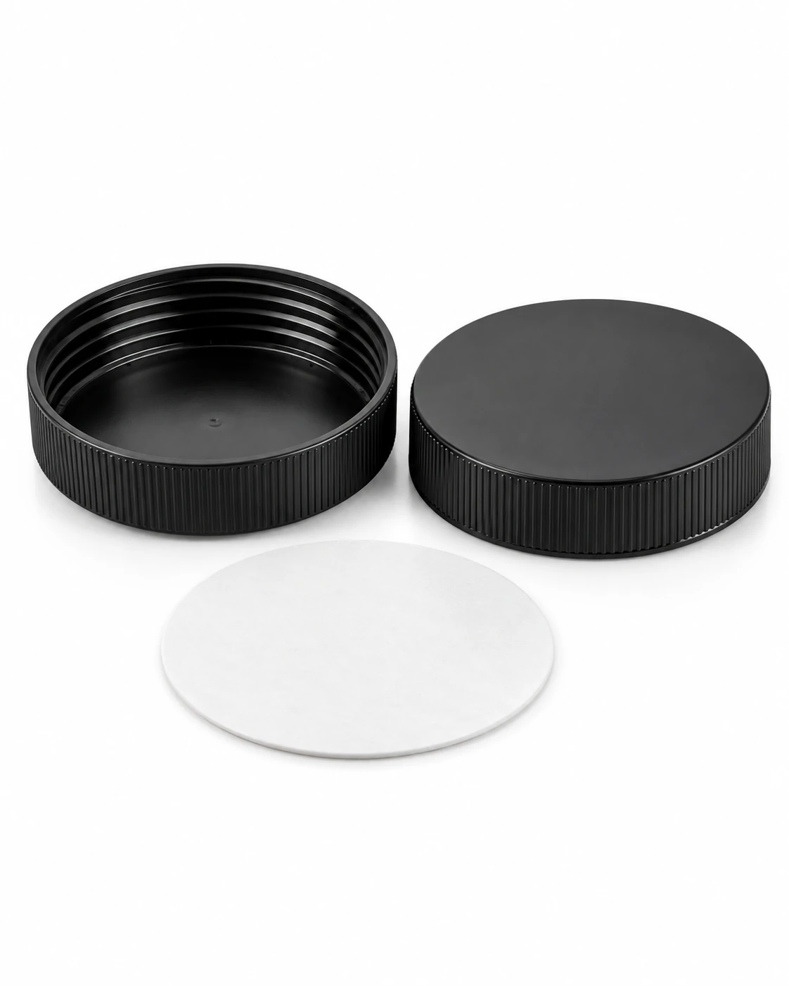 Tampas rosqueadas para potes