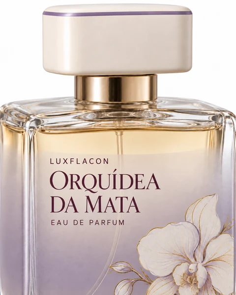 Detalhe do acabamento de Orquídea da Mata