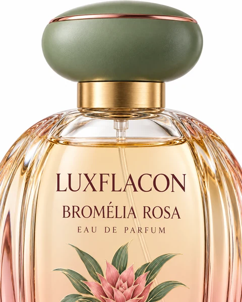 Detalhe do acabamento de Bromélia Rosa