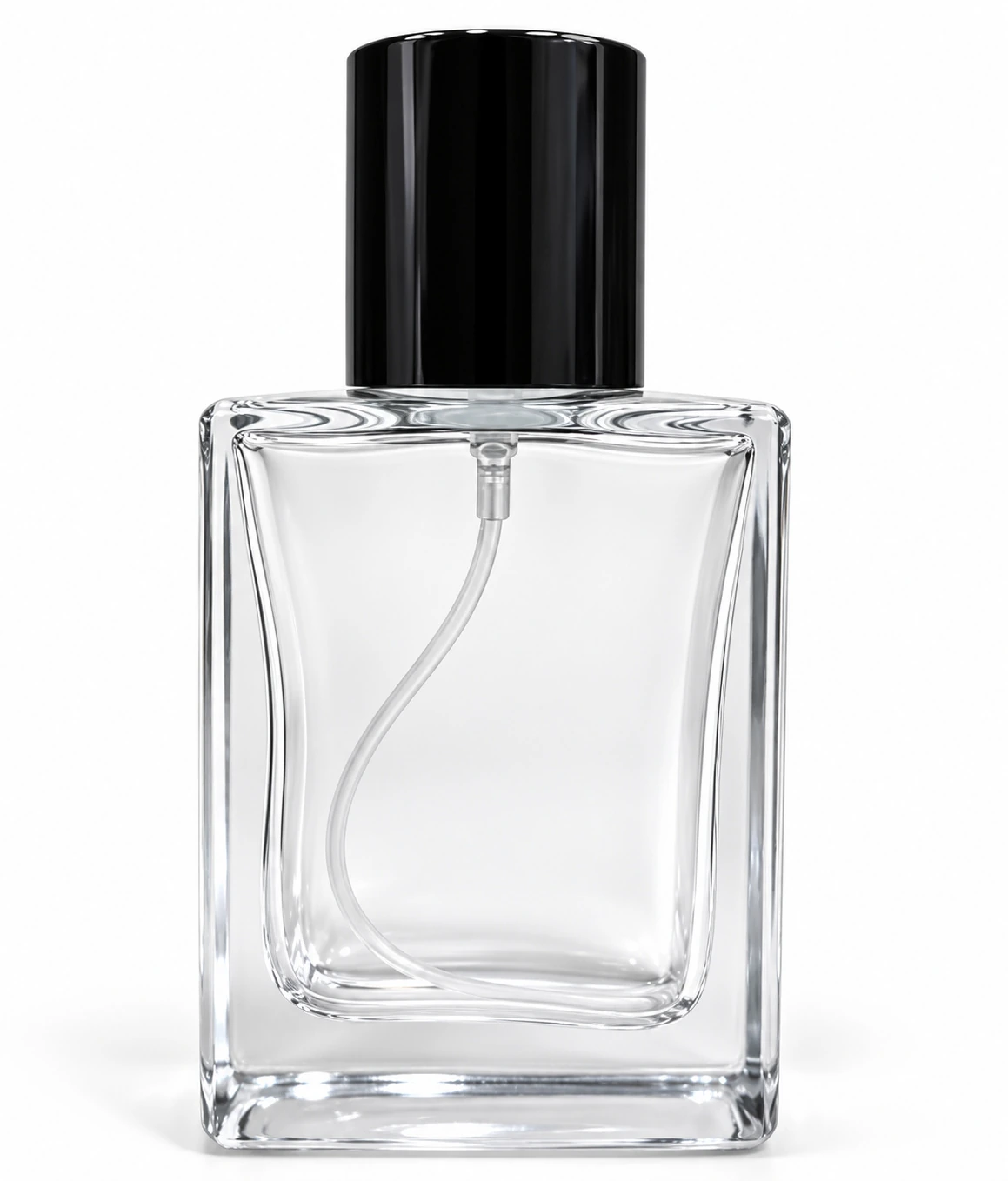 Frascos de vidro transparente sem decoração, referência 26FH-109