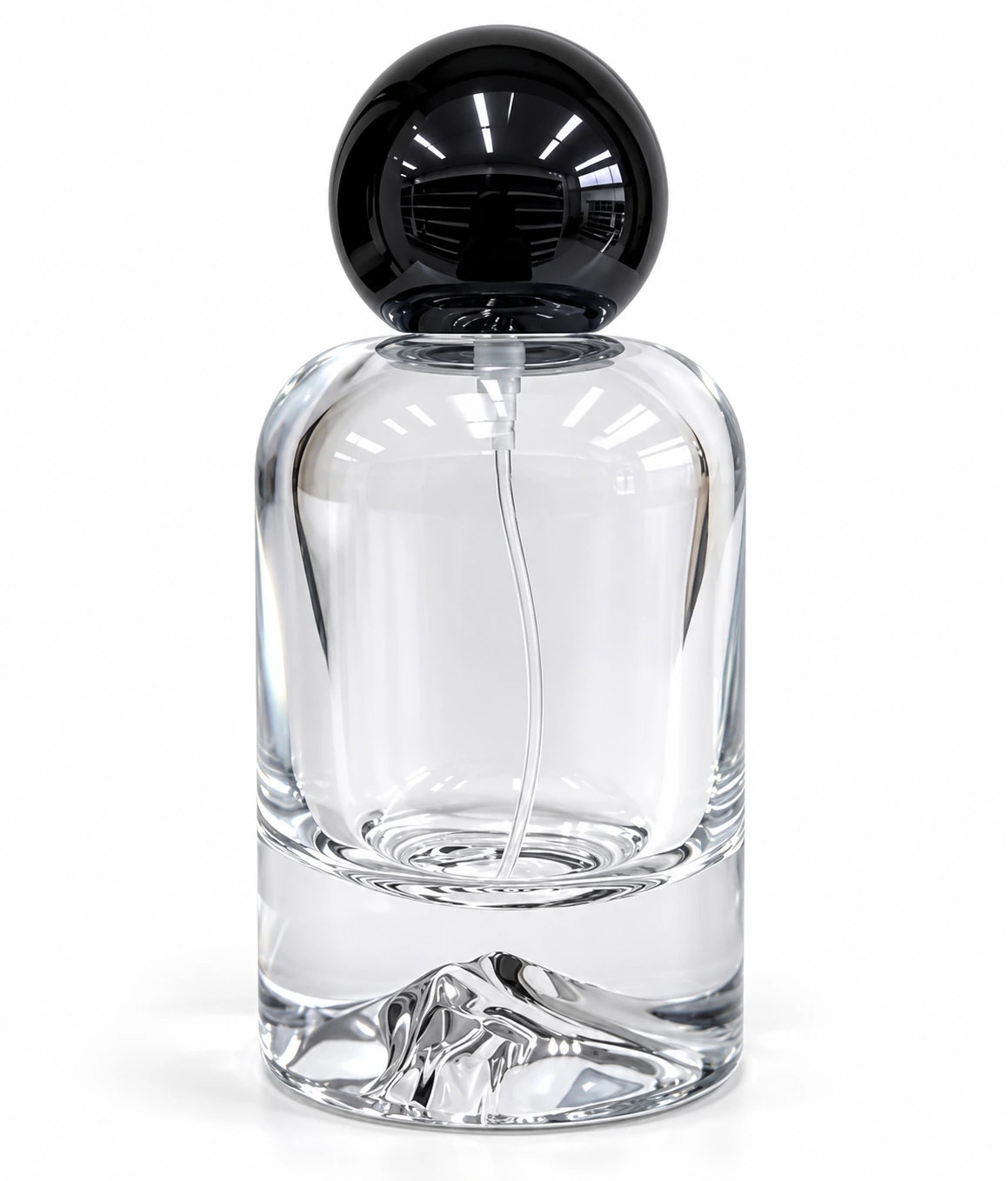 Frascos de vidro transparente sem decoração, referência 26FH-192