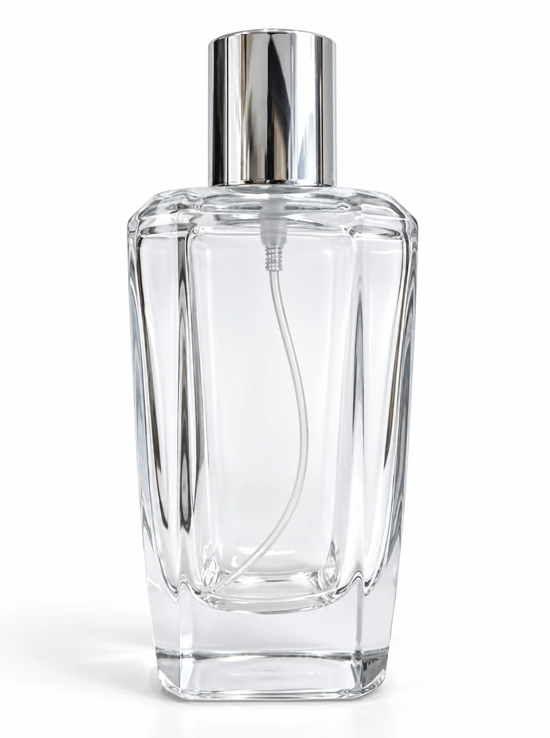 Frascos de vidro transparente sem decoração, referência 26FH-36