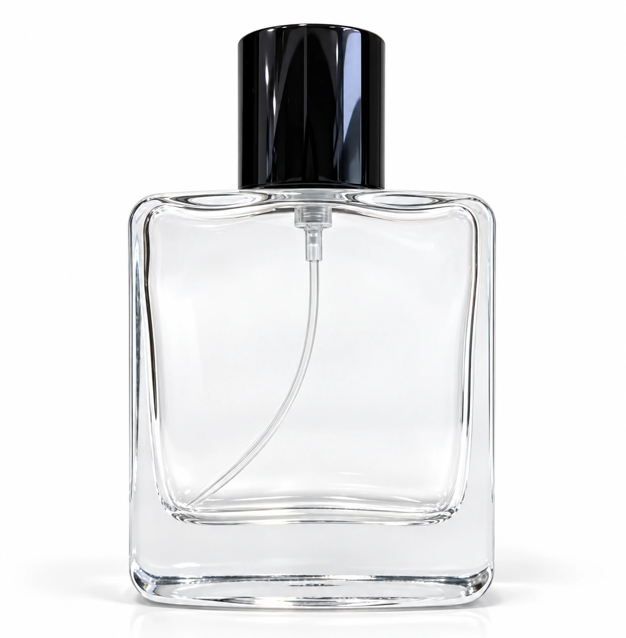 Frascos de vidro transparente sem decoração, referência 26FH-38