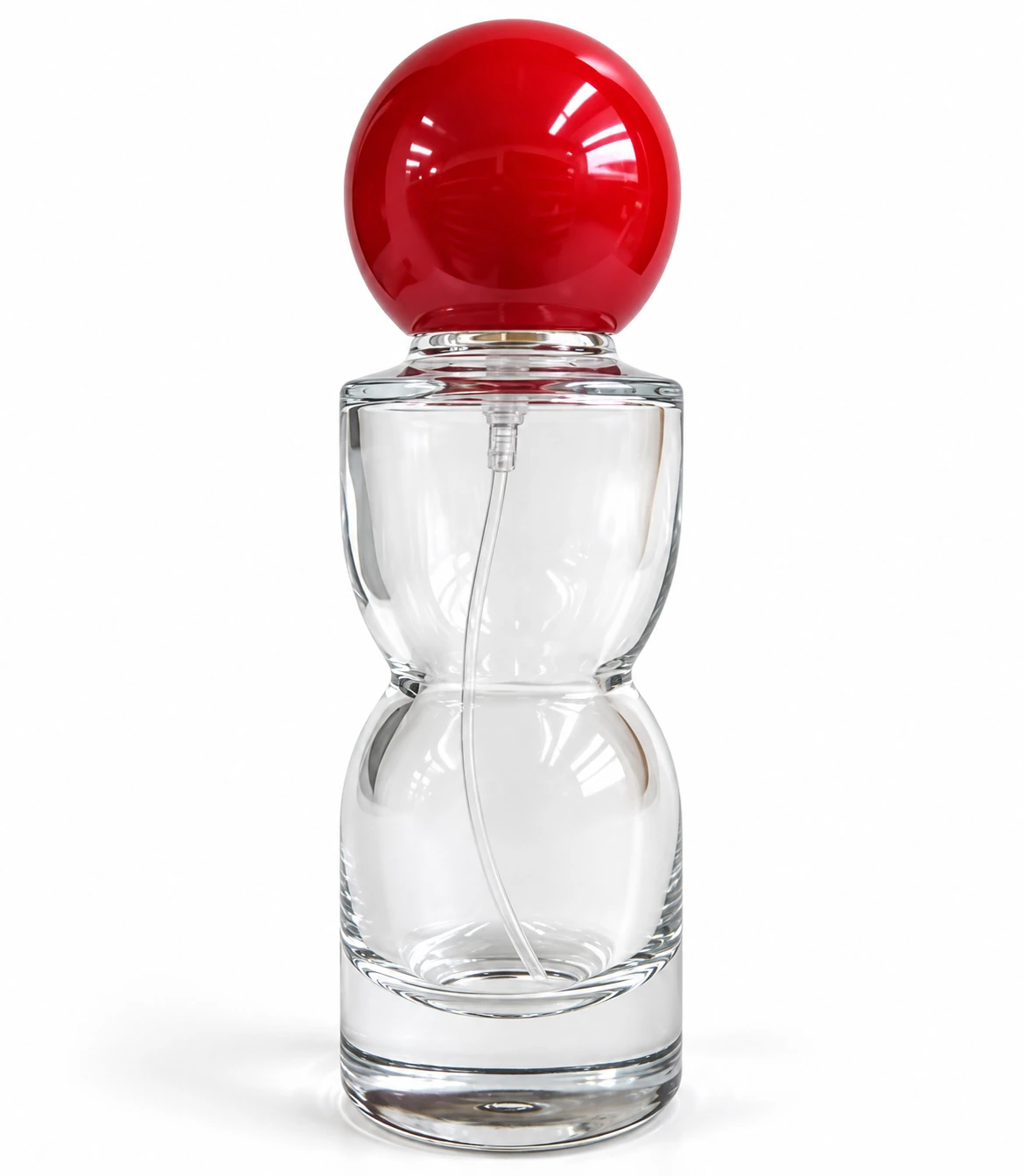 Frascos de vidro transparente sem decoração, referência 26FH-74