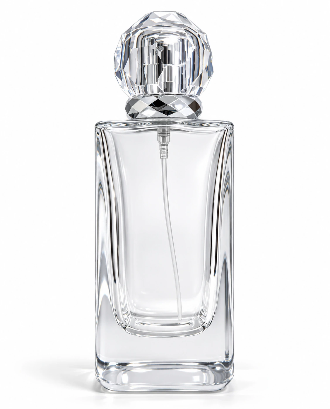 Frascos de vidro transparente sem decoração, referência 26FH-92
