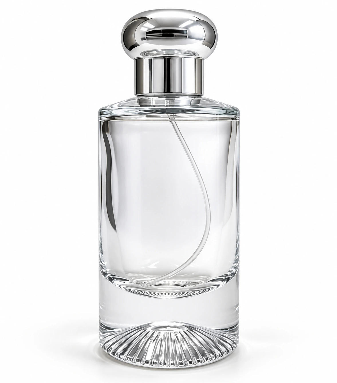 Frascos de vidro transparente sem decoração, referência 26FH-95