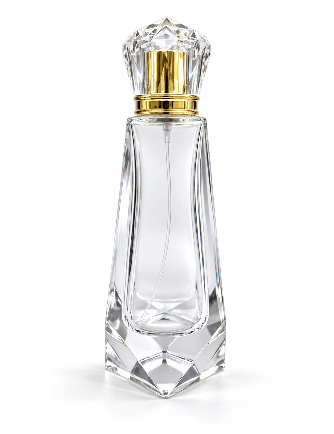 Frascos de vidro transparente sem decoração, referência CX-0813
