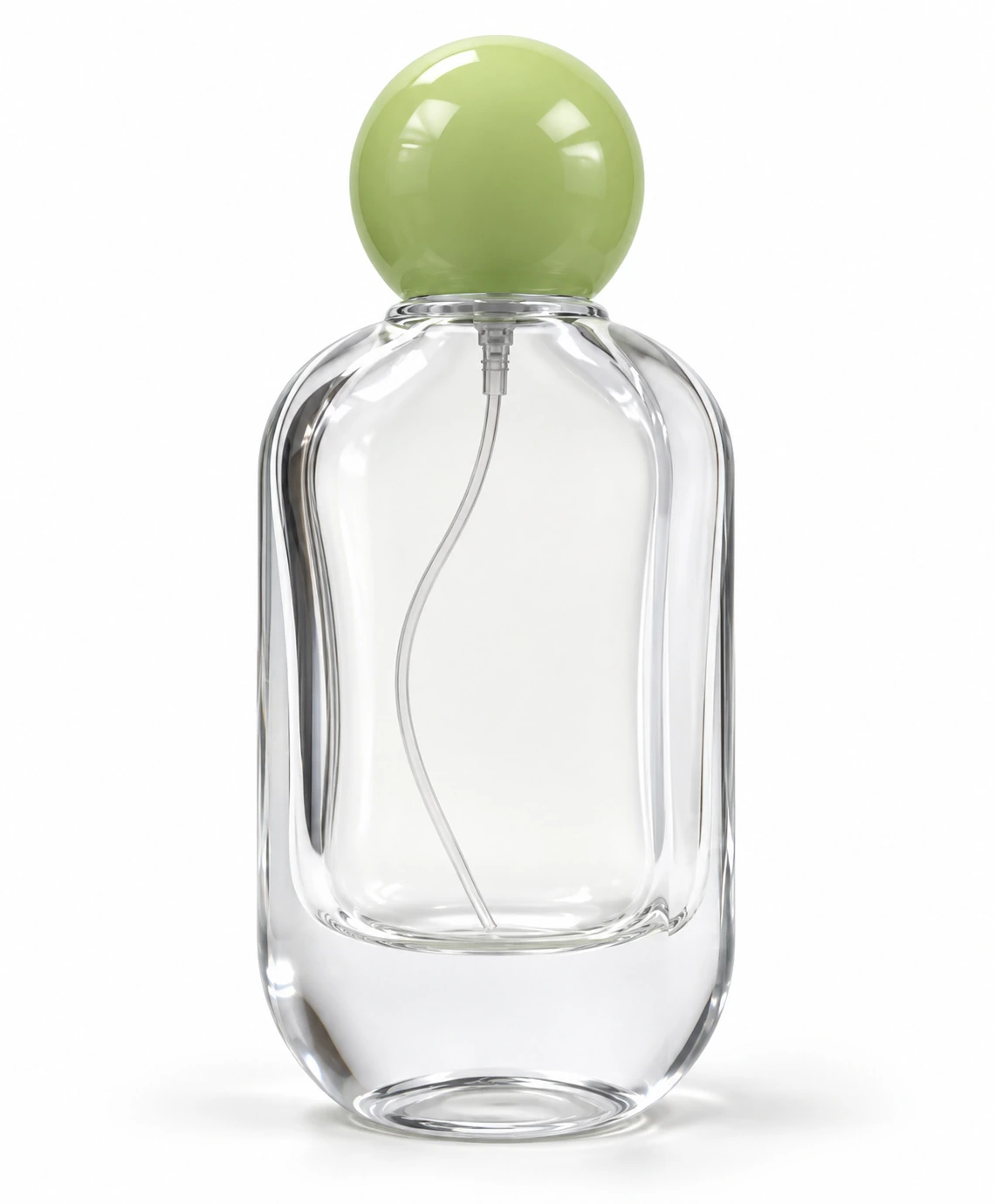 Frascos de vidro transparente sem decoração, referência DXS-50-006