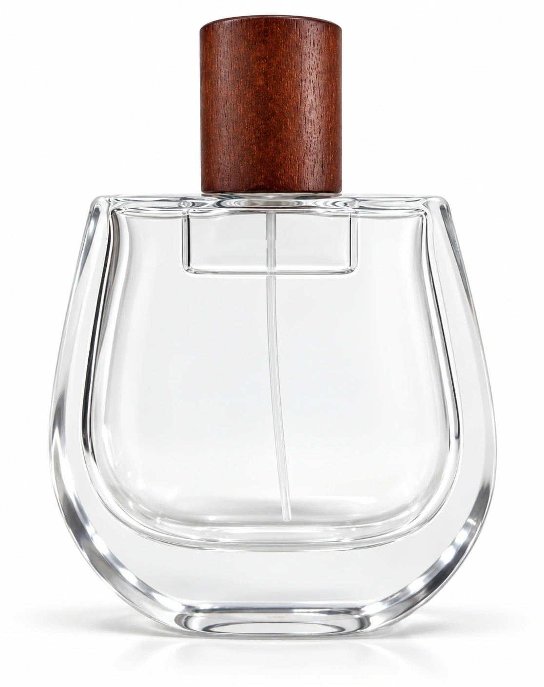 Frascos de vidro transparente sem decoração, referência FH163