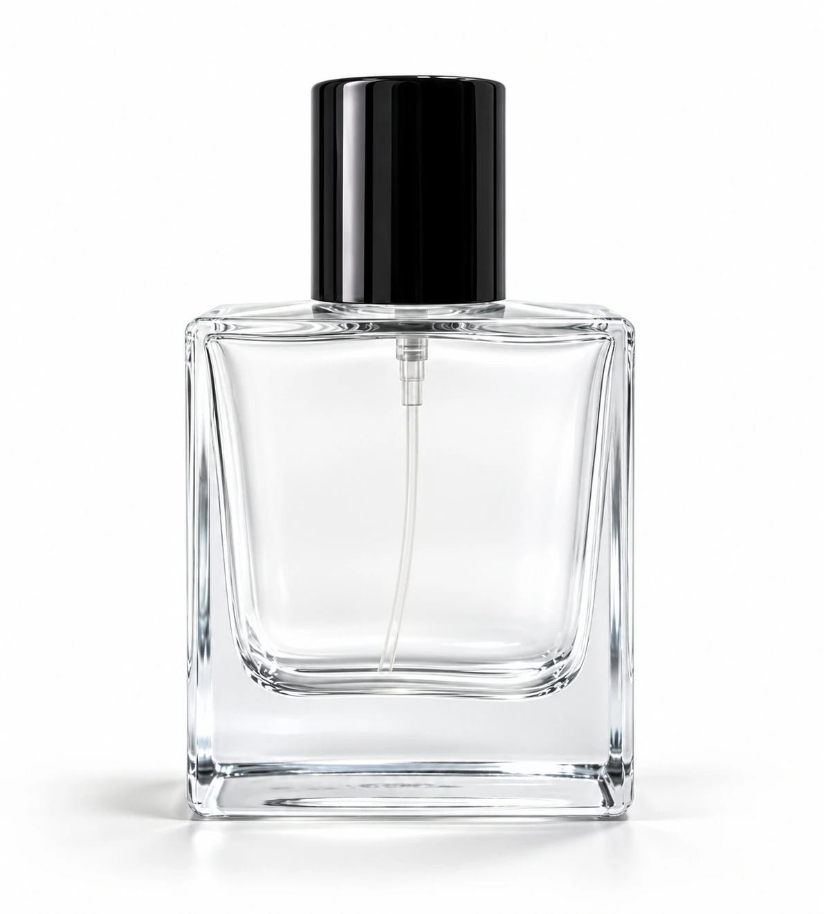 Frascos de vidro transparente sem decoração, referência FHABT-68