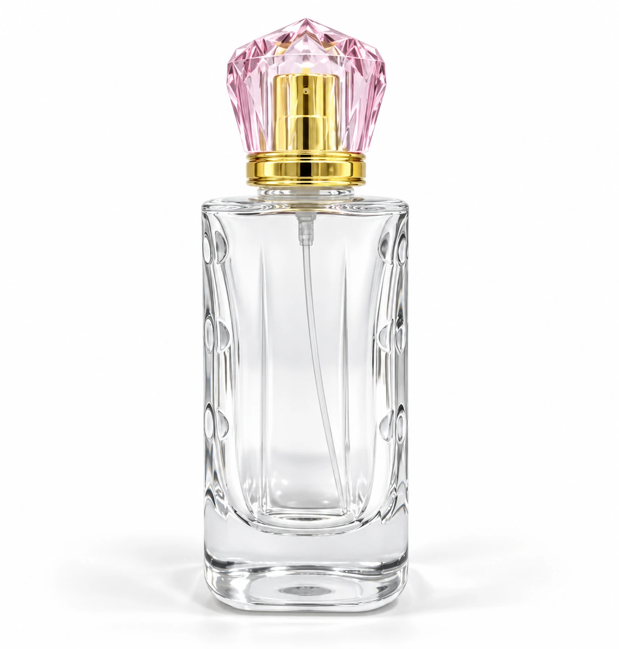 Frascos de vidro transparente sem decoração, referência FHABT-85
