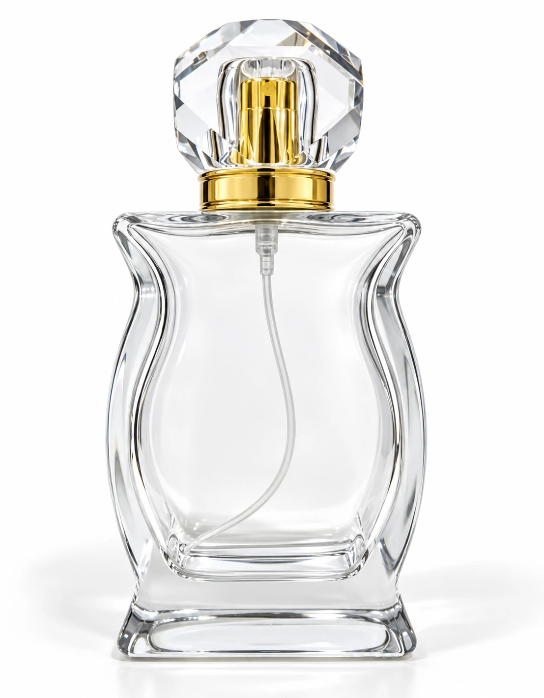 Frascos de vidro transparente sem decoração, referência FHDXS-105-003