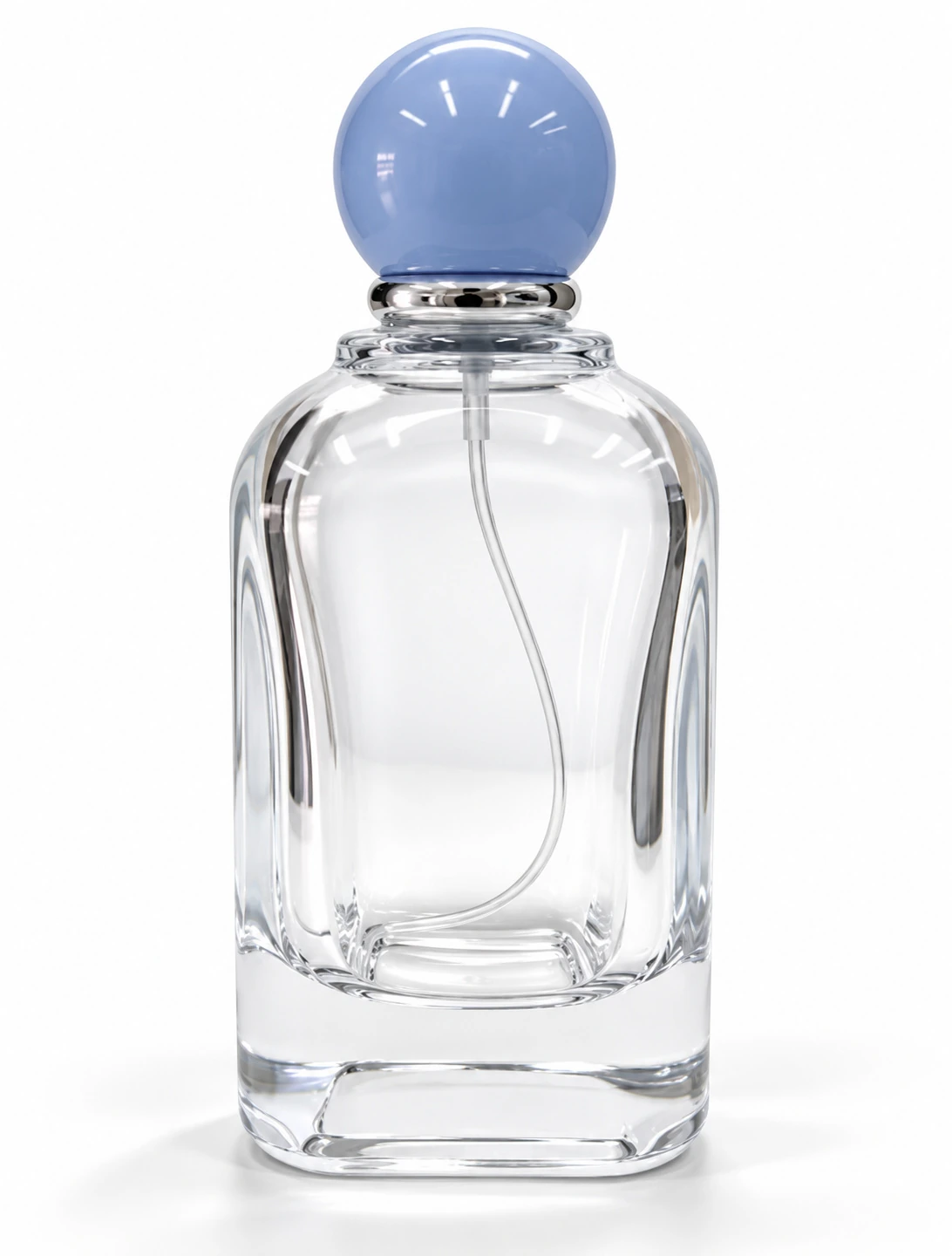 Frascos de vidro transparente sem decoração, referência FHDXS-110-002