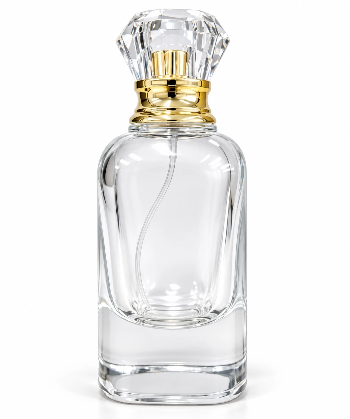 Frascos de vidro transparente sem decoração, referência FHDXS-50-009