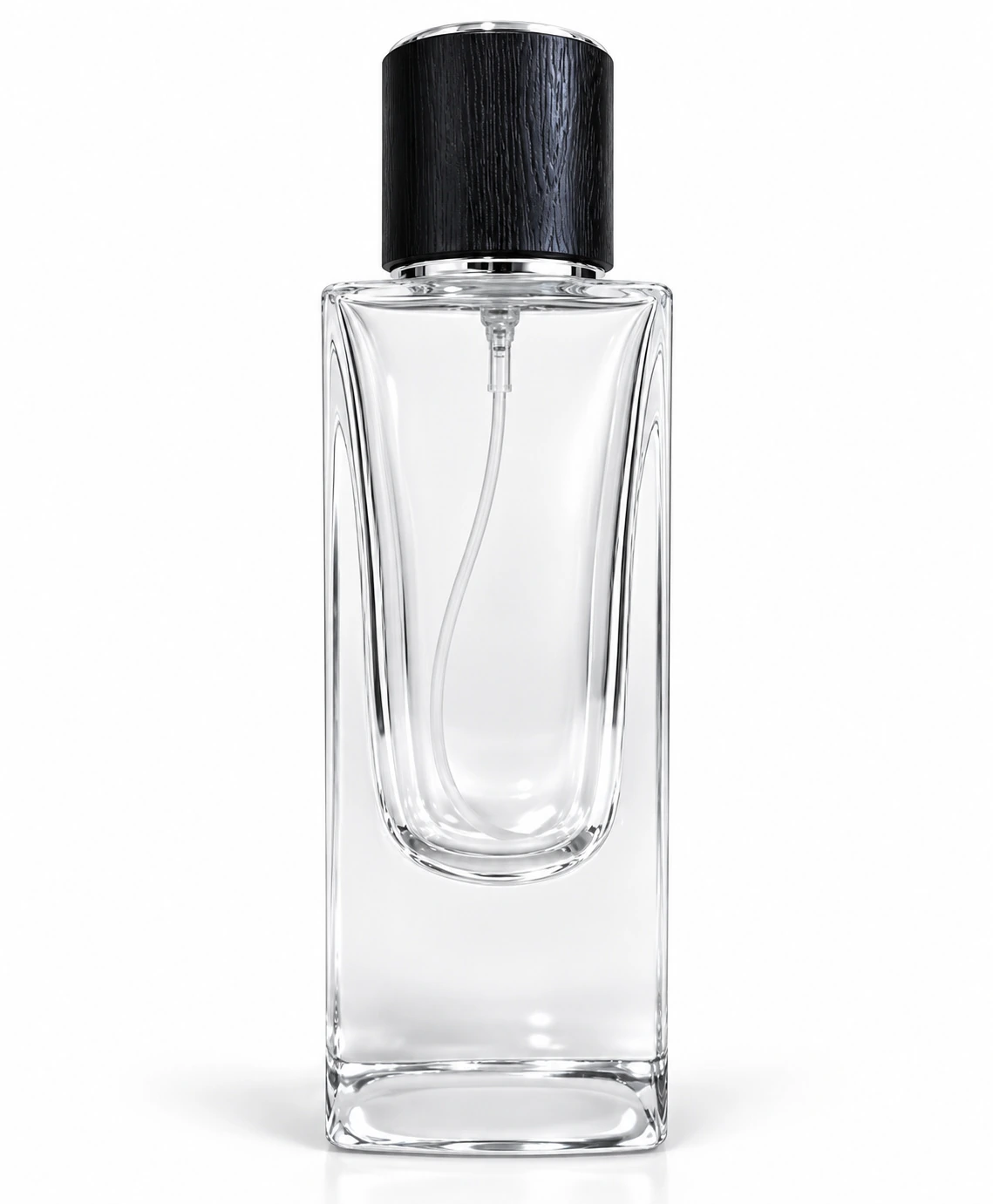 Frascos de vidro transparente sem decoração, referência FHDXS-50-010