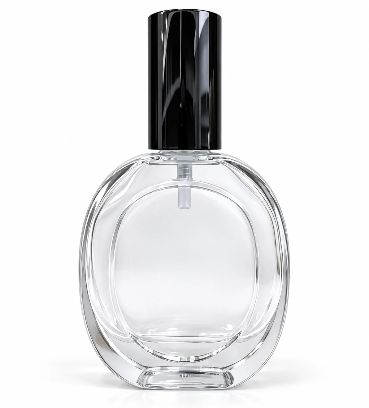 Frascos de vidro transparente sem decoração, referência FHJR1032