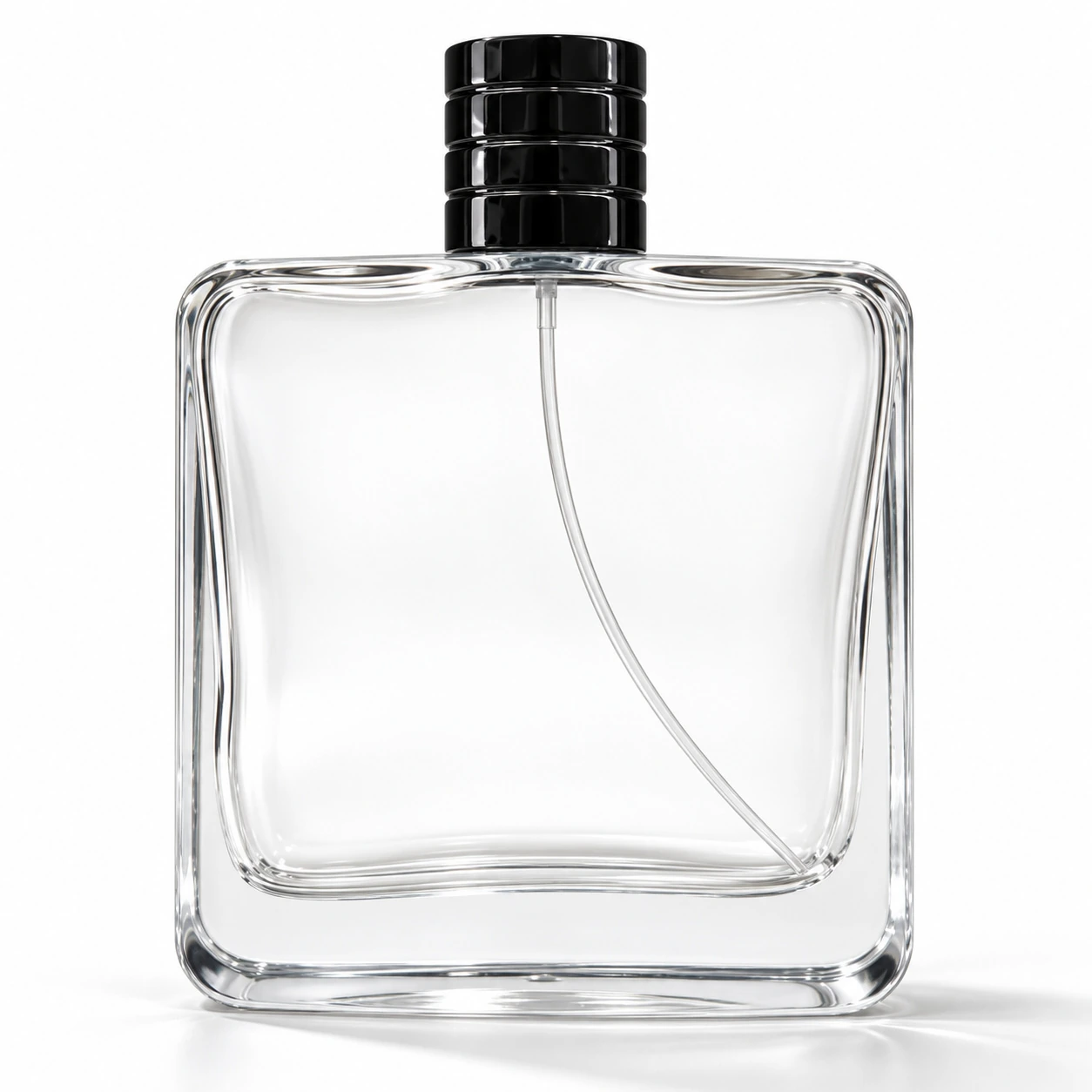 Frascos de vidro transparente sem decoração, referência FHJRF623