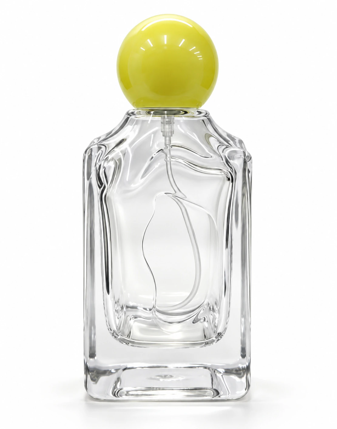 Frascos de vidro transparente sem decoração, referência FHJRX033