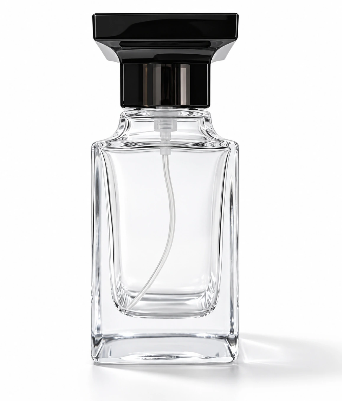 Frascos de vidro transparente sem decoração, referência FHJRX049