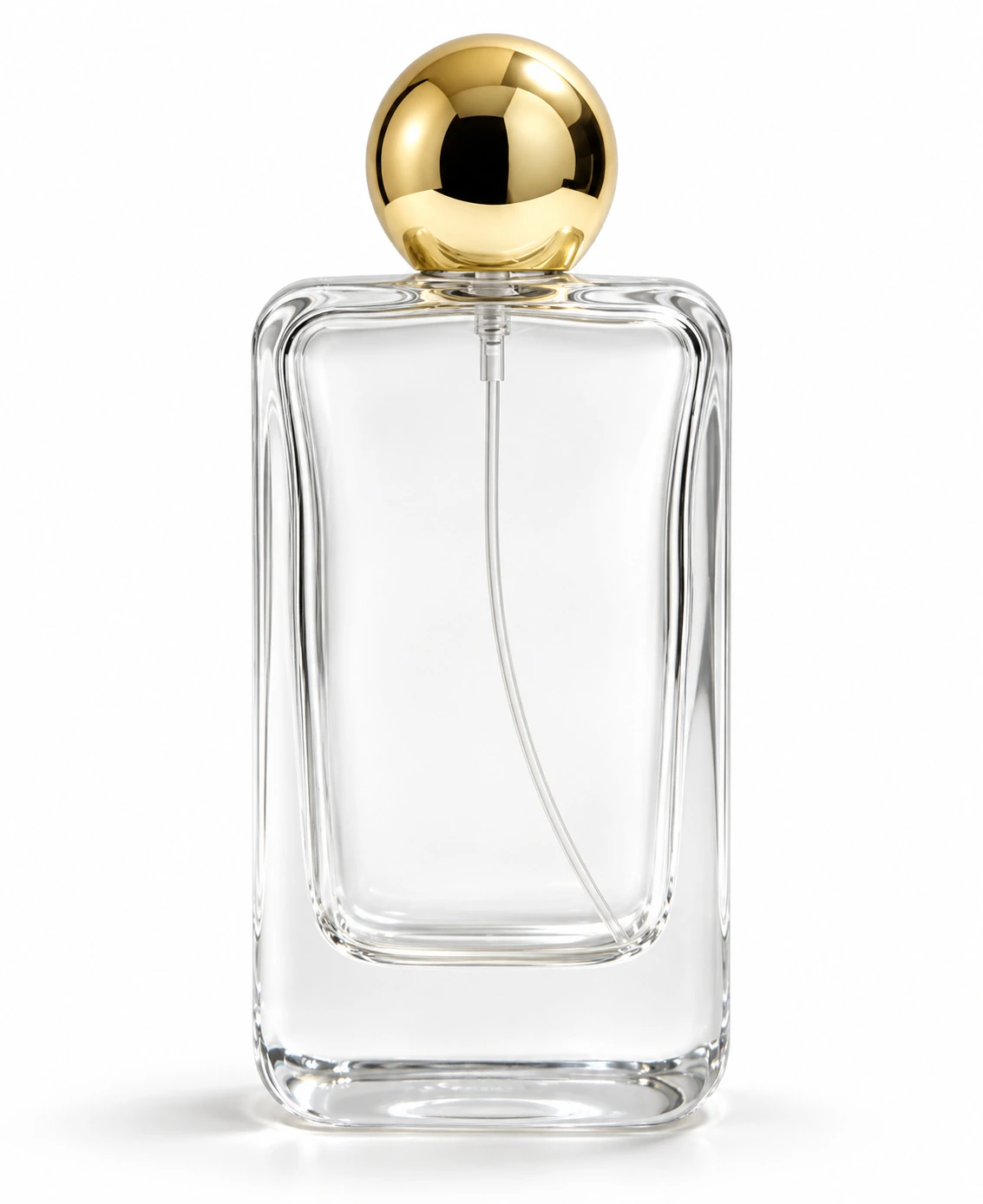 Frascos de vidro transparente sem decoração, referência FHLB-278