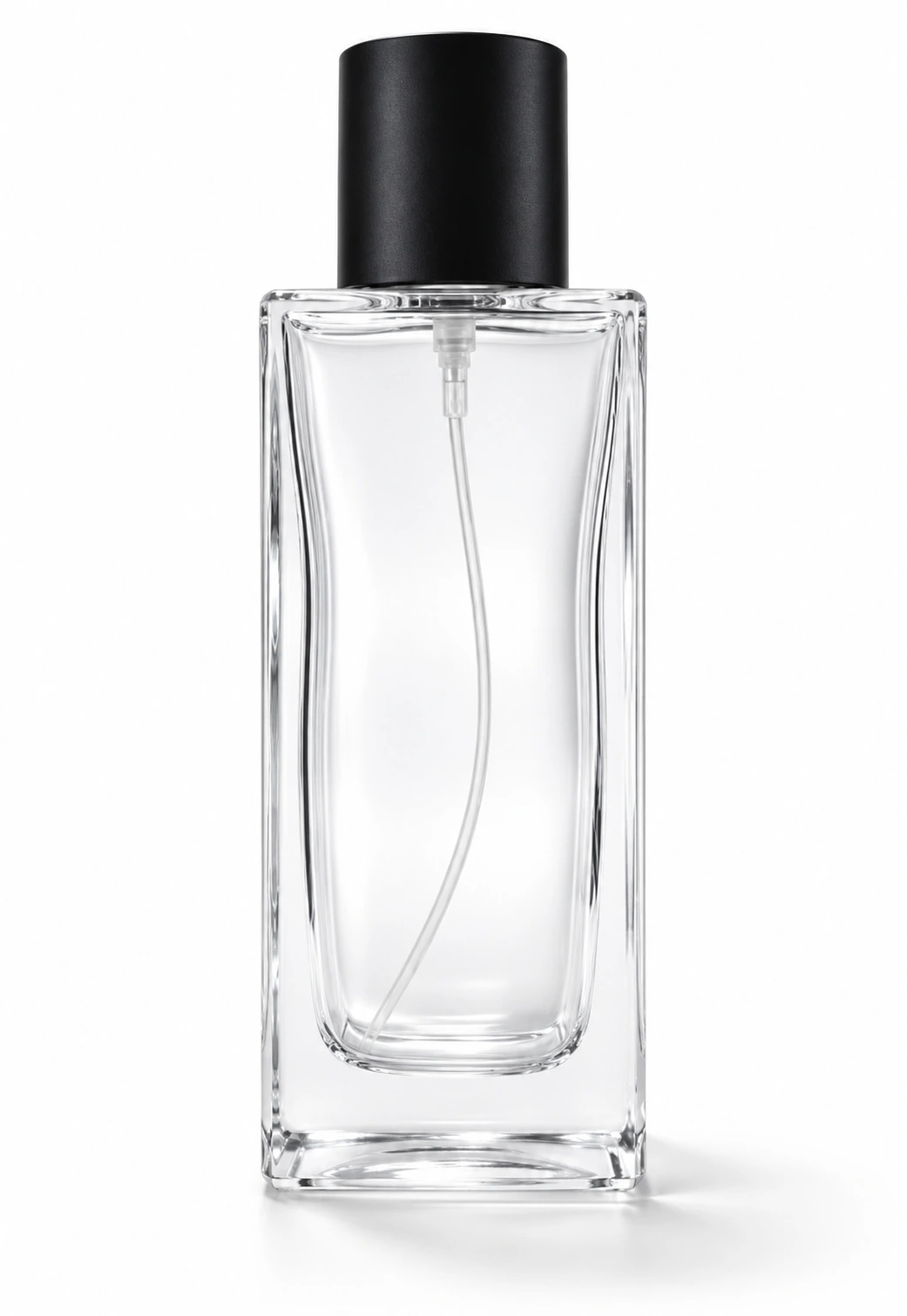 Frascos de vidro transparente sem decoração, referência FHSH-64