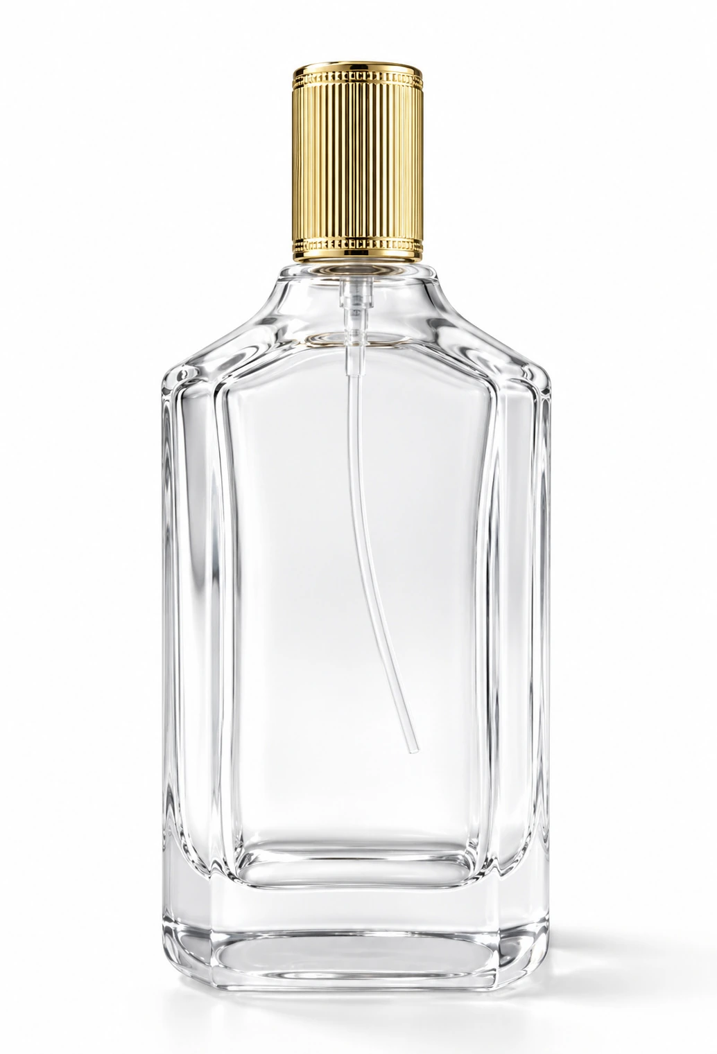 Frascos de vidro transparente sem decoração, referência FHY-1437-1