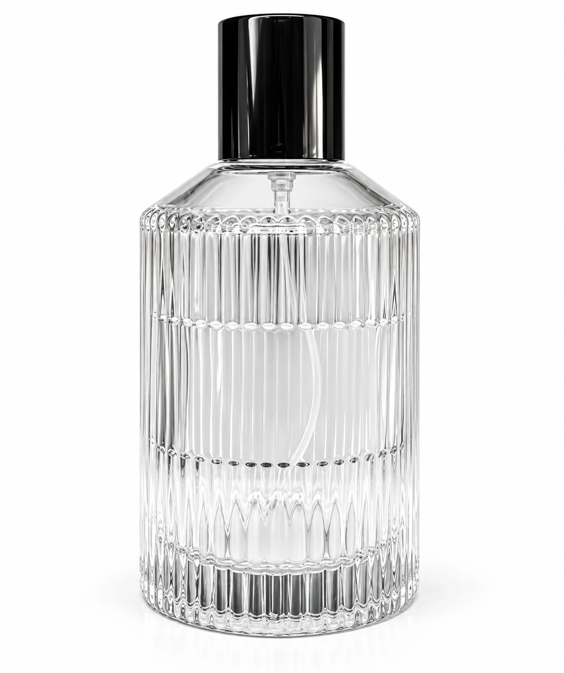 Frascos de vidro transparente sem decoração, referência HY-108