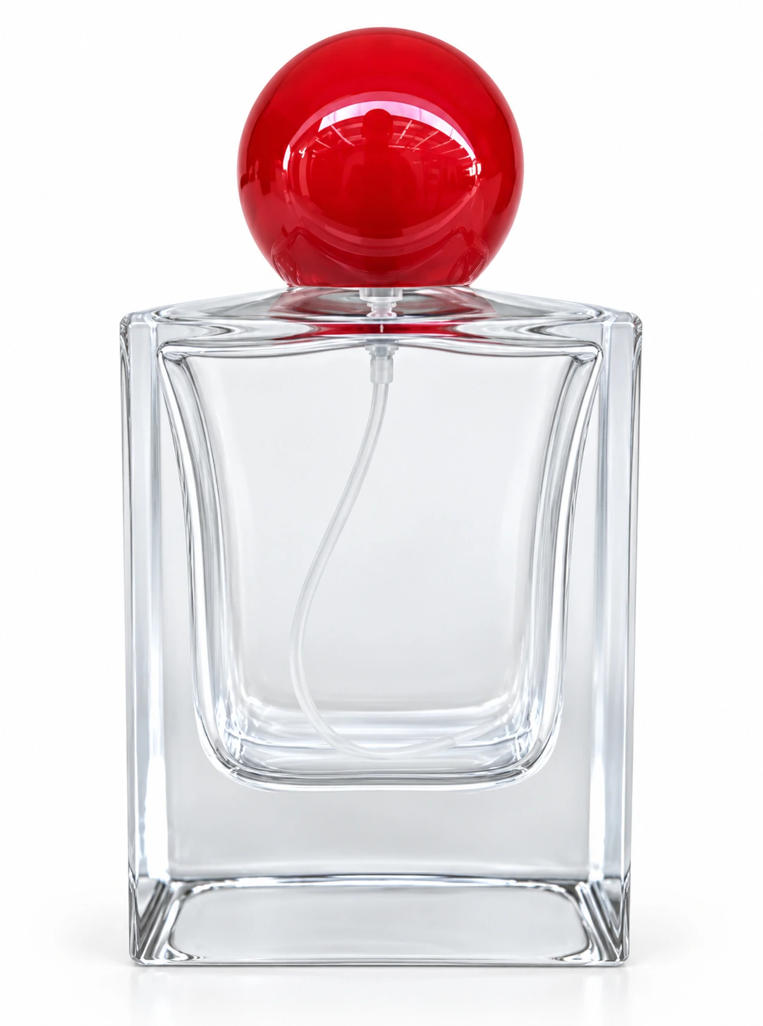 Frascos de vidro transparente sem decoração, referência LF-9114