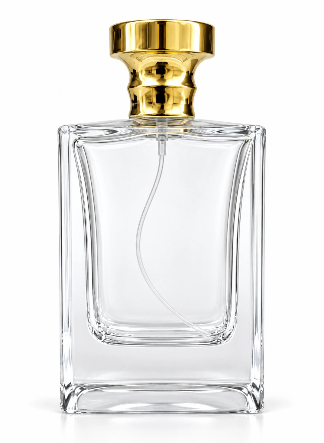 Frascos de vidro transparente sem decoração, referência LF-9133